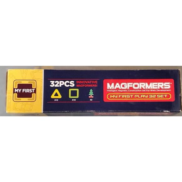 New - Magformers My First Play Set: 32 Pcs - Ages 3+ | 1+ players - Picture 2 of 3